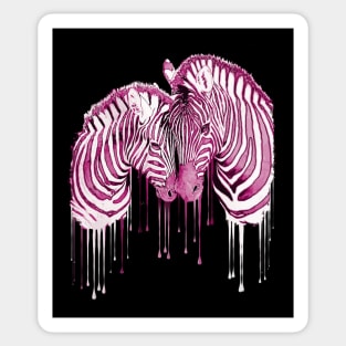 Zebra Lovers 12 Sticker